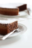 La torta di pane al cioccolato fondente