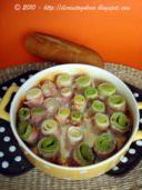 Porri al prosciutto