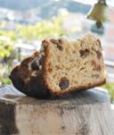 Panettone al bergamotto e fichi rosa senza lattosio