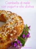 Ciambella di mele con yogurt e olio d’oliva
