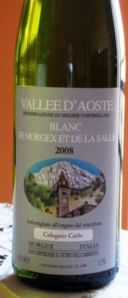 Vallée d’Aoste Blanc de Morgex et de la Salle 2008 Carlo Celegato