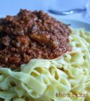 Le tagliatelle al ragù  (home made)