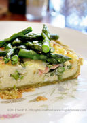 quiche con patate, asparagina e salmone in frolla all'aneto [Flickr]