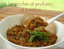Lenticchie al profumo di basilico