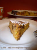 Torta di zucca con gocce di cioccolato