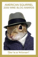 American Squirrel wine blog Award: yes, I’m a winner!