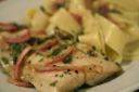 Voglia di pesce, merluzzo con capperi, alici marinate e aceto balsamico