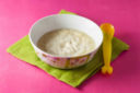 Pappa con chicchi di riso, finocchi e ricotta