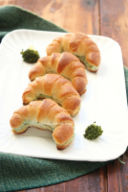 Brioches salate con mousse di broccoli