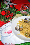 Spaghetti con vongole e zucchine