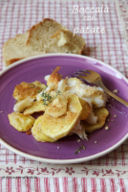 Baccalà con patate gratinato al forno