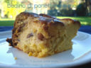 Budino di panettone e mele