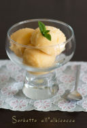 Sorbetto all'albicocca
