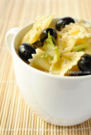Farfalle con Lattuga e Olive