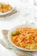 Farfalle con i Cavolini di Bruxelles