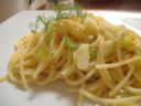 Menu cena per San Valentino: Spaghettini con patate, sedano e bottarga