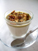 Panna cotta alla crema di pistacchi