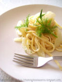 Delicatissime linguine finocchi e yogurt