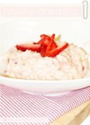 Risotto con fragole e crescenza