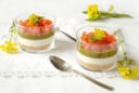 Cheesecake alla Stracciatella, Cime di Rapa e Pomodori