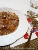 Fregola risottata con frutti di mare e funghi