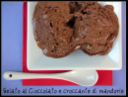 GELATO AL CIOCCOLATO E CROCCANTE DI MANDORLE