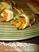 Involtini di pollo alle verdure