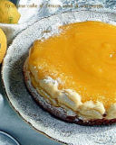 Mtc- Japanese cotton cheese cake al lemon curd senza burro- di Simonetta