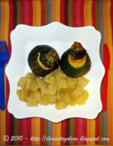 Zucchine ripiene con il varoma