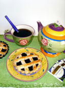 Crostatine alla confettura di misto bosco e frolla alla panna