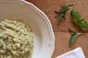 Risotto cremoso alle erbe aromatiche