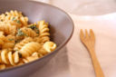 Fusilli con alici piccanti e pangrattato
