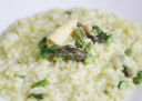 Risotto in vellutata di asparagini bianchi e verdi...e Buon fine settimana!
