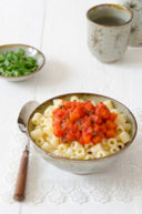 Pasta con Zucca e Pomodoro