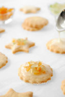 Biscotti con Glassa all'Arancia e Canditi