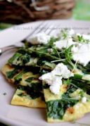 frittata con aglio orsino, asparagina e crescione [Flickr]