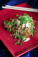 noodles verdure e salmone [Flickr]