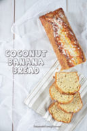 Coconut banana bread