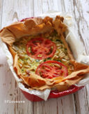 Quiche ai pomodori e  porri