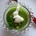 Crema fredda di piselli alla menta (Yves Camdeborde)