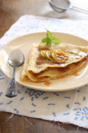 Crêpes con fichi caramellati