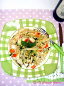 Scialatielli al limone con zucchine e surimi