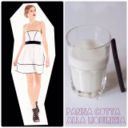 Un abito 1-One abbinato ad una pannacotta alla liquirizia