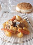 Spezzatino di vitello con carote e patate