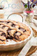 Crostata di mandorle cioccolato e sherry… ovvero: a merenda da Pippi!