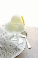 Sorbetto al limone (senza gelatiera)