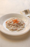 Risotto allo spumante e salmone affumicato