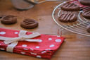 Chocolate fork biscuits
