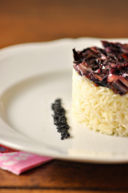 Riso basmati con primosale e radicchio