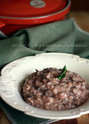 risotto radicchio e salsiccia [Flickr]